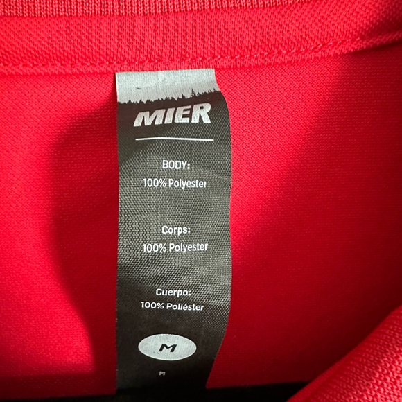 MIER Men's Long Sleeve Polo Shrt Quick Dry Collared Work Golf Hiking Casual (M) - Picture 9 of 10